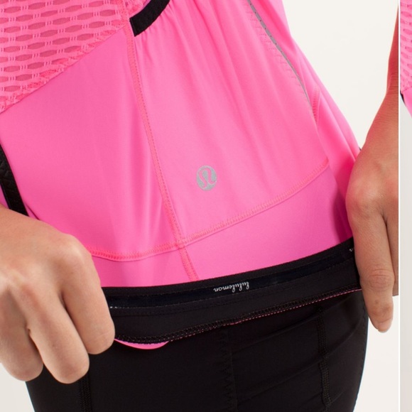 💕LULULEMON PACELINE JERSEY-PINKELICIOUS,12💕 - Picture 11 of 16